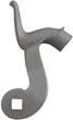 Hammer, right, wax cast steel, 1.75" throw